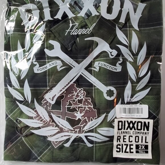 DIXXON Flannel RECOIL Flannel Shirt - Men's 2XL Tall - Picture 11 of 13